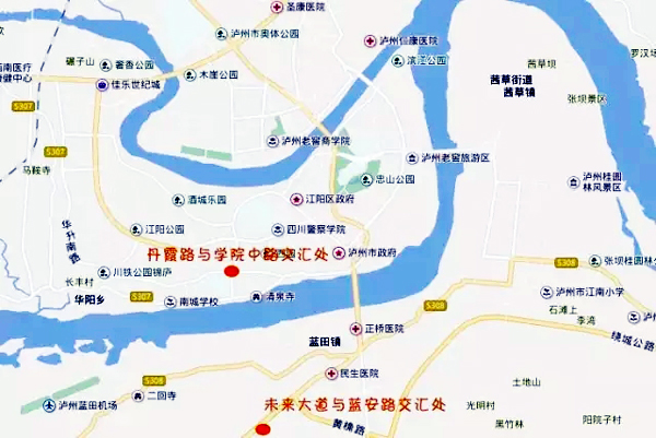 全长2939米,你们关心的蓝田长江大桥(泸州长江五桥)将建在这里!